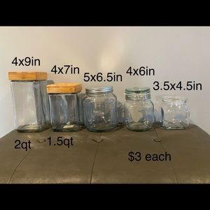 Glass containers